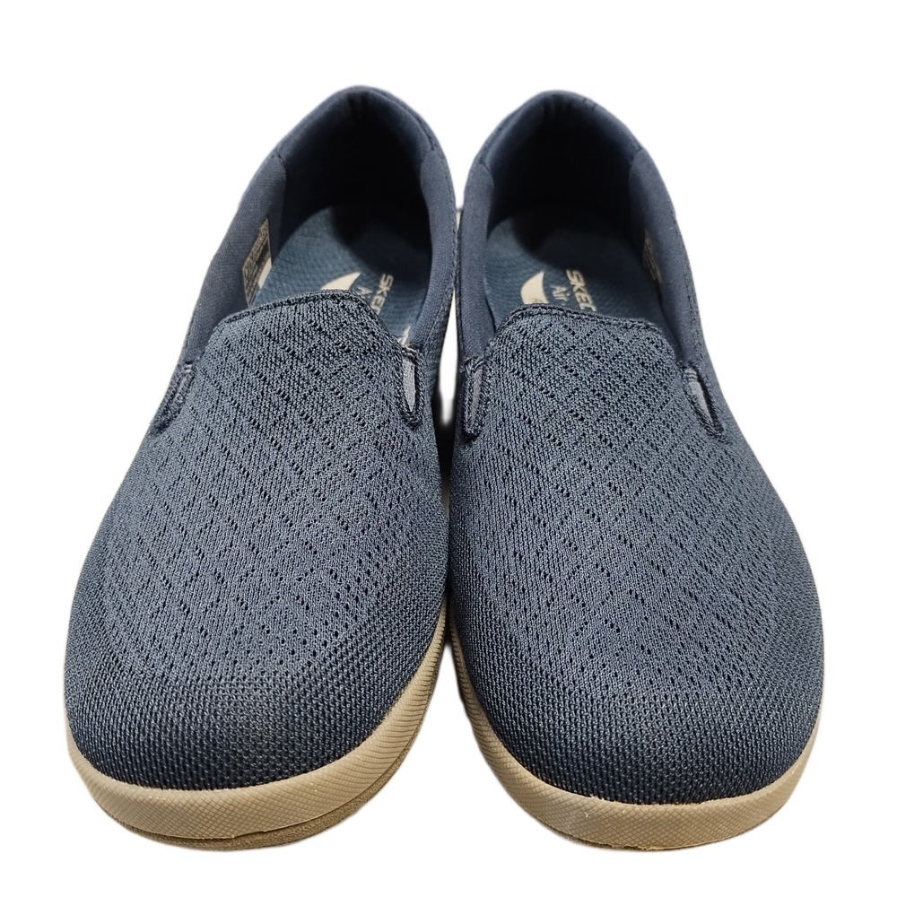 Skechers Air-Cooled Arch Fit Reggae Cup Sneakers Womens US 8 Blue Slip On 158488